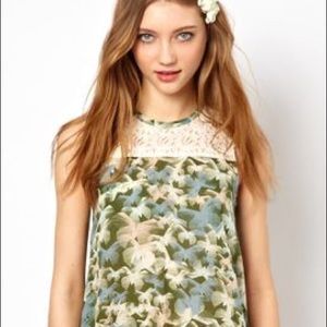 Winter Kate Freesia Cotton Voile Butterfly Top